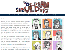 Tablet Screenshot of goldenshoulders.com